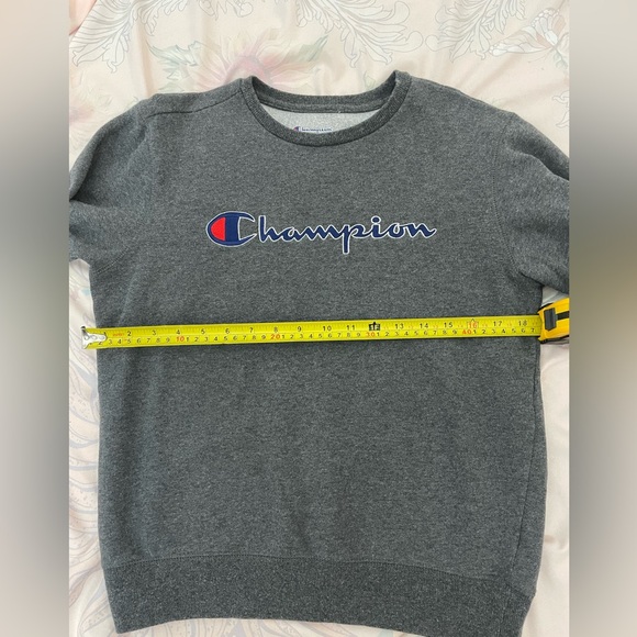 CHAMPION Sports Grey Sweatshirt Boys L - Picture 9 of 11